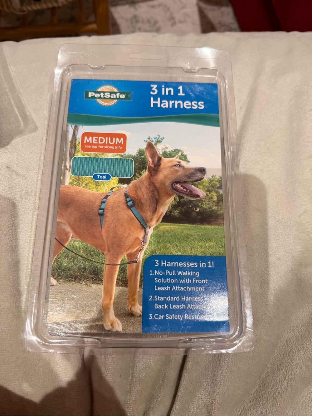PetSafe Teal 3-in-1 Dog Harness Medium
